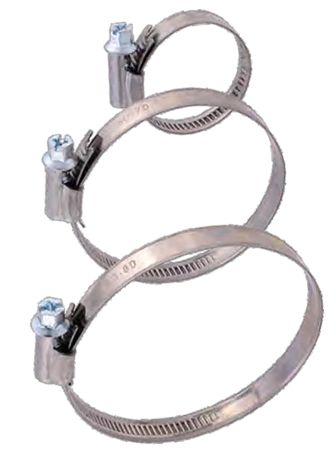 CMC "TORK" 430 W2 - PASLANMAZ KABARTMALI HORTUM KELEPÇESİ ( BAND GENİŞLİĞİ 9 mm) · 153709001 — Temsilî görsel